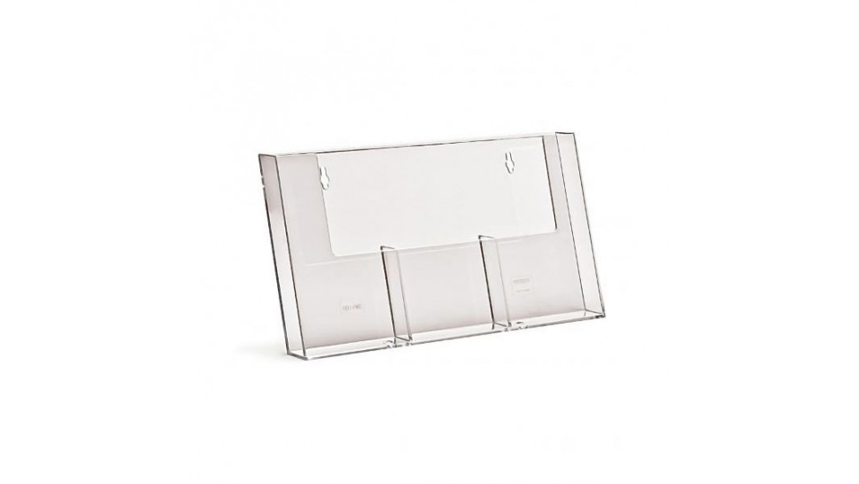 Portadepliant Plex 3 tasche 1/3 A4