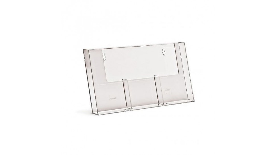 Portadepliant Plex 3 tasche 1/3 A4