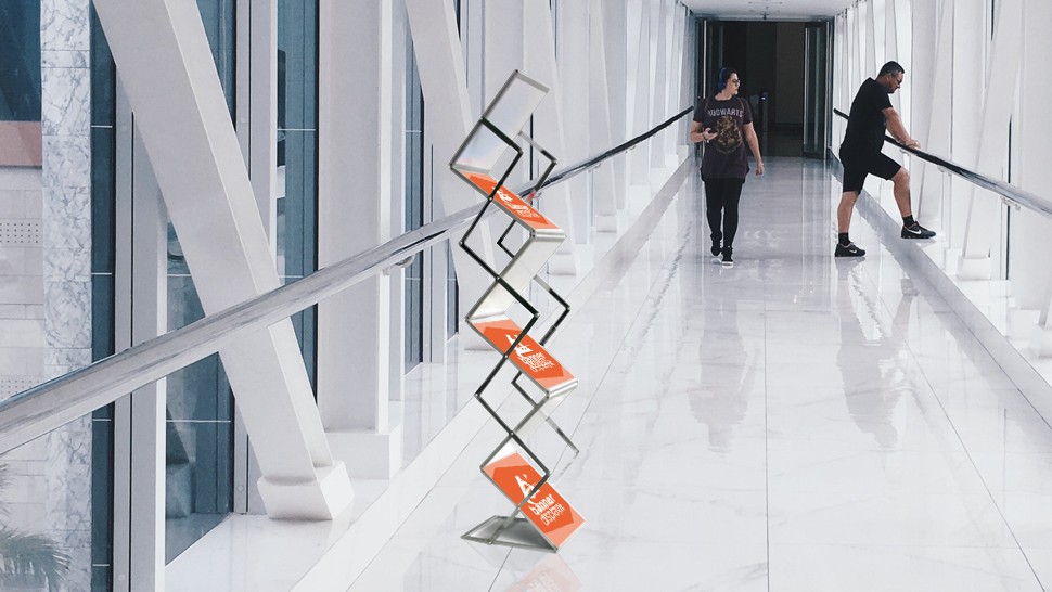 Portadepliant Durable A4 pieghevole